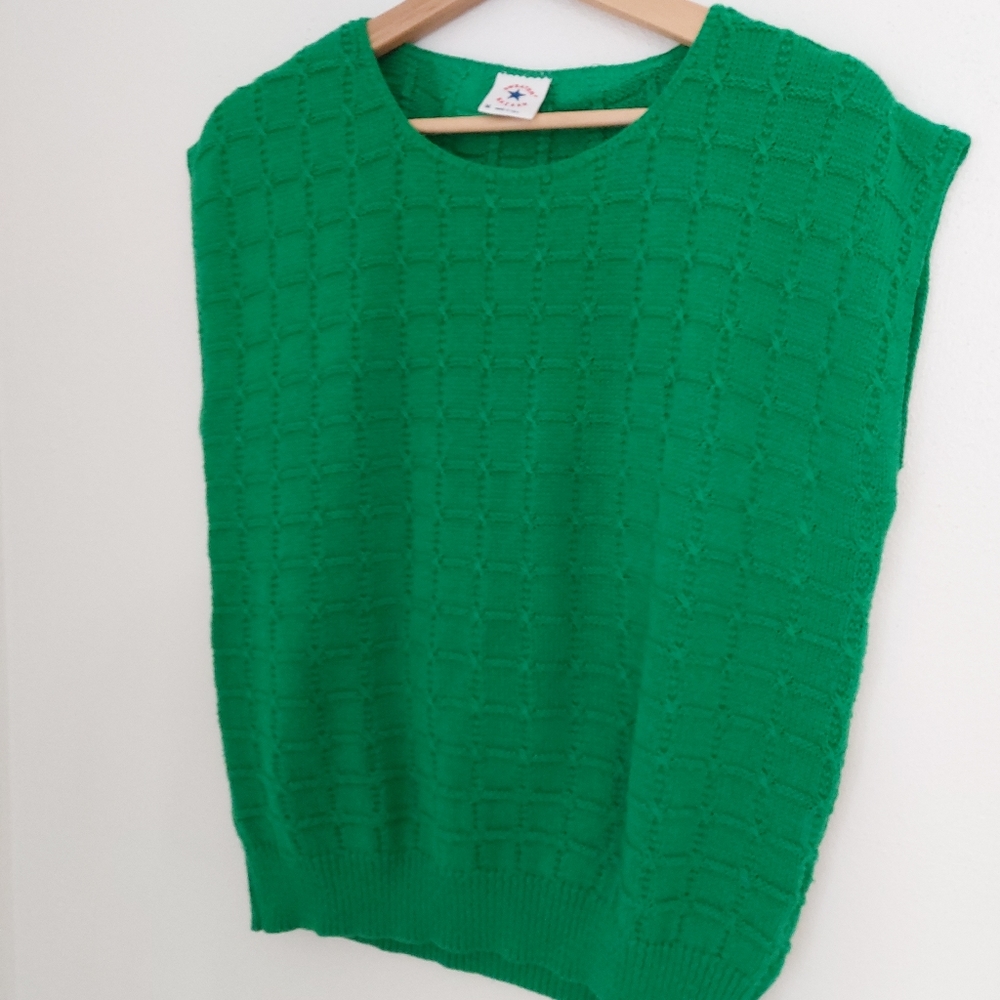 Vibrant Vintage Sweater Vest made in the USA